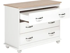 Comoda Com 3 Gavetas Branca Everett
