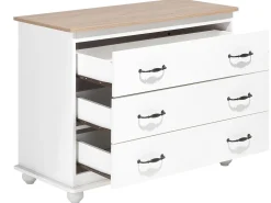 Comoda Com 3 Gavetas Branca Everett
