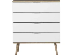 Comoda Com 4 Gavetas Branca Walpi