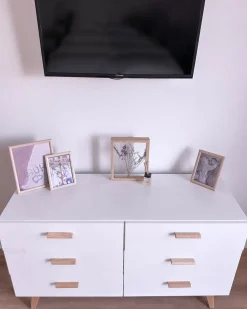 Comoda Com 6 Gavetas Branca Newark Ii