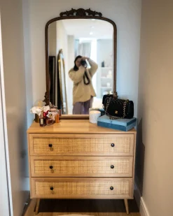 Comoda Com 3 Gavetas Castanho Claro Ponca