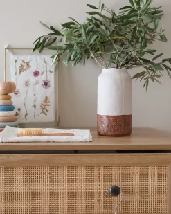 Comoda Com 3 Gavetas Castanho Claro Ponca