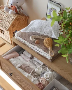 Comoda Com 3 Gavetas Castanho Claro Ponca