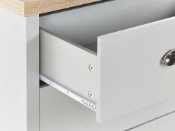 Comoda Com 4 Gavetas Cinzento Clio