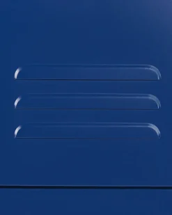 Comoda Com 3 Gavetas Em Metal Azul Marinho Wostok