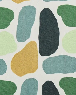 Conjunto 2 Cadeiras Madeira Escura E 2 Lonas Cinzentas E Padrao Geometrico Cine