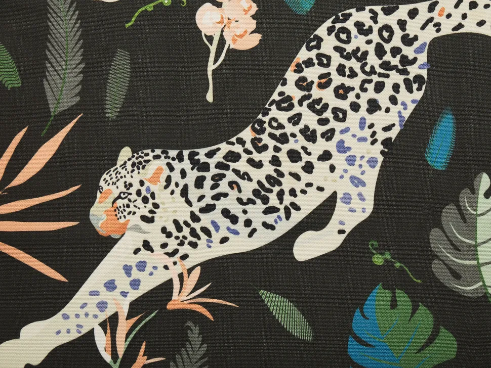 Conjunto 2 Espreguicadeiras Madeira E 2 Lonas Brancas E Padrao Animal Anzio