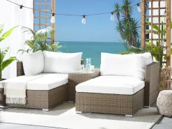 Conjunto Capas De Almofadas Creme Noto