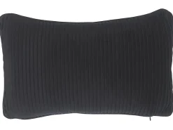 Conjunto De 2 Almofadas As Riscas Pretas 30 X 50 Cm Gudari