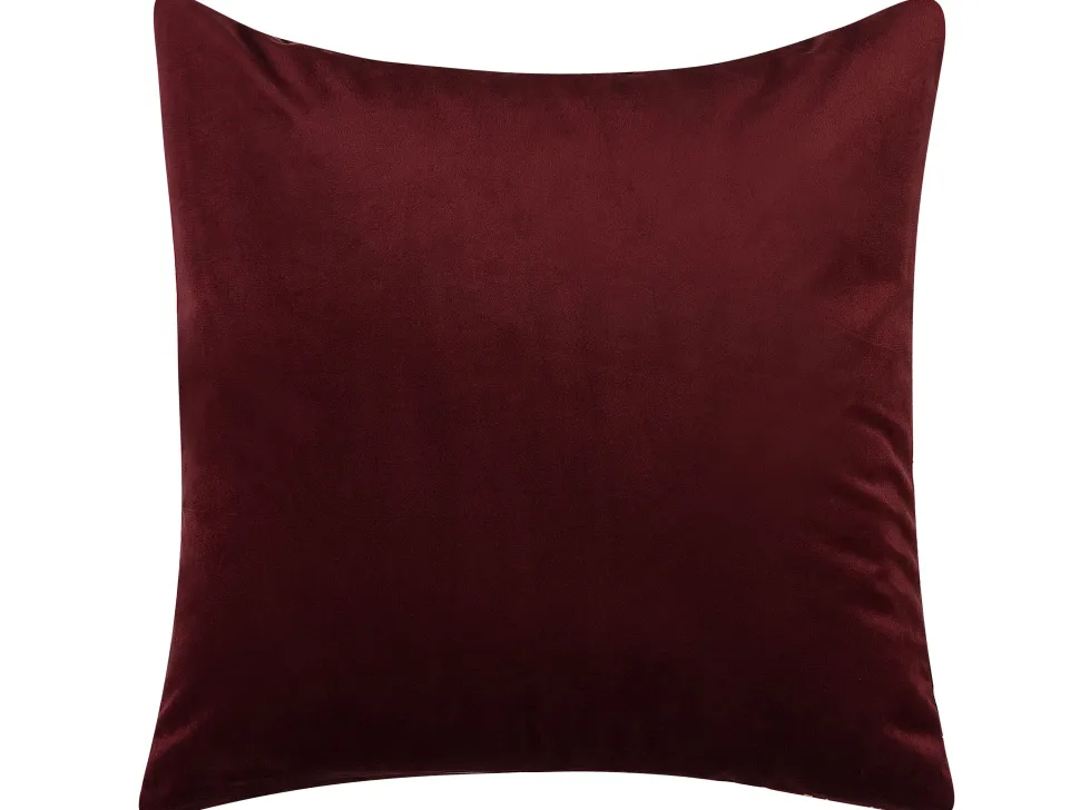 Conjunto De 2 Almofadas Bordeaux 45 X 45 Cm Calla