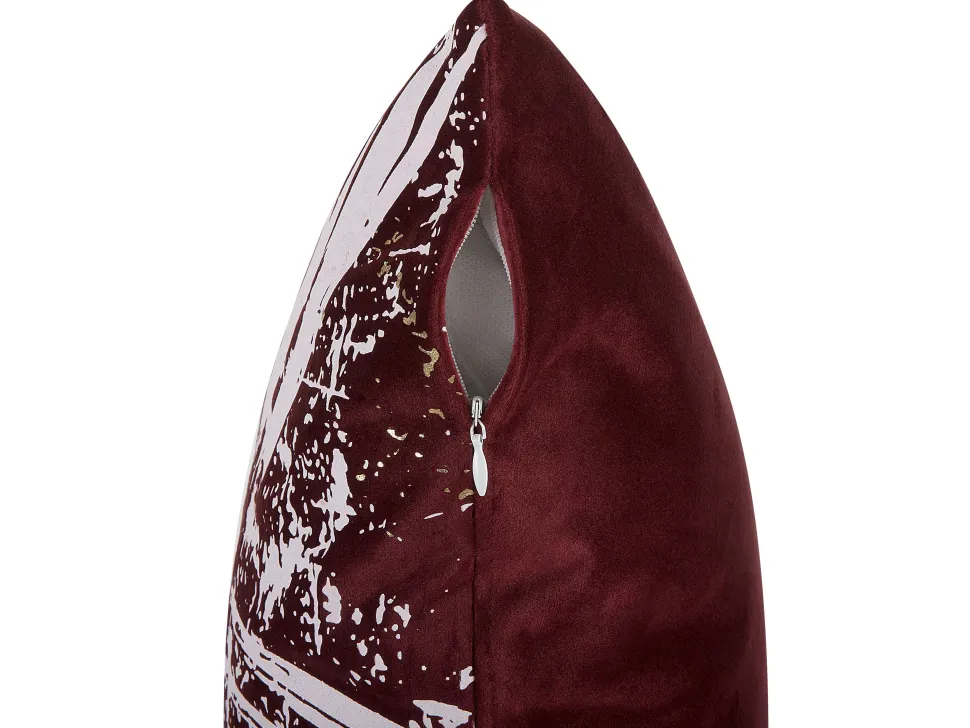 Conjunto De 2 Almofadas Bordeaux 45 X 45 Cm Calla