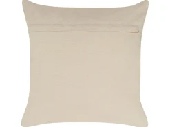 Conjunto De 2 Almofadas Com Padrao Geometrico 50 X 50 Cm Dourado Oujda