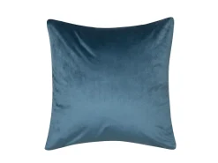 Conjunto De 2 Almofadas Decorativas Em Veludo 45 X 45 Cm Azul Gardenia