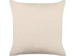 Conjunto De 2 Almofadas Decorativas Em Algodao Creme 45 X 45 Cm Howea
