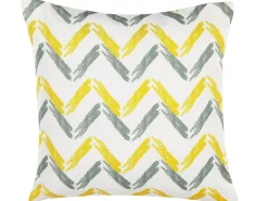 Conjunto De 2 Almofadas De Jardim Zig-Zag Multicolor 45 X 45 Cm Affile
