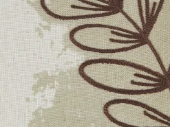 Conjunto De 2 Almofadas Decorativas Creme 45 X 45 Cm Calendula