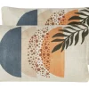 Conjunto De 2 Almofadas Decorativas Multicoloridas 30 X 50 Cm Browallia