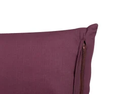 Conjunto De 2 Almofadas Decorativas Roxas 45 X 45 Cm Sagina