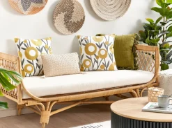 Conjunto De 2 Almofadas Decorativas Em Algodao Multicolor 45 X 45 Cm Shallot