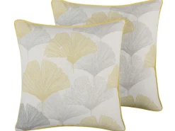 Conjunto De 2 Almofadas Decorativas Multicolor 45 X 45 Cm Candytuft