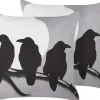 Conjunto De 2 Almofadas Decorativas Em Veludo Cinzento 45 X 45 Cm Oradea