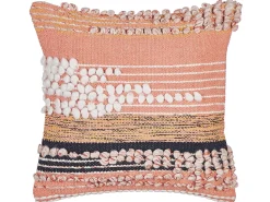 Conjunto De 2 Almofadas Decorativas Em Algodao Laranja 45 X 45 Cm Deutzia