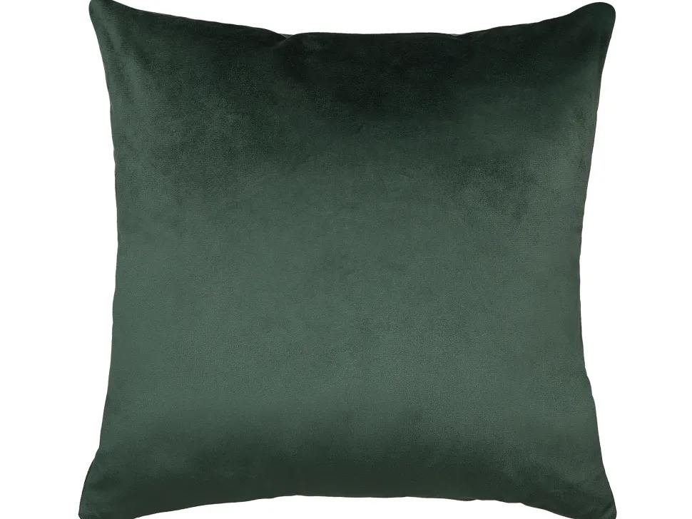 Conjunto De 2 Almofadas Decorativas 45 X 45 Cm Verde Bluebell