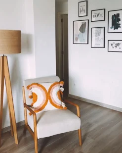 Conjunto De 2 Almofadas Decorativas Tufadas Em Algodao Multicolor 45 X 45 Cm Lablab