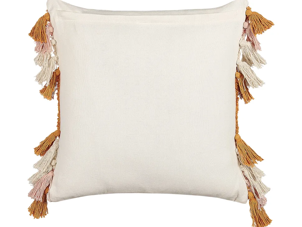 Conjunto De 2 Almofadas Decorativas Tufadas Em Algodao Multicolor 45 X 45 Cm Lablab