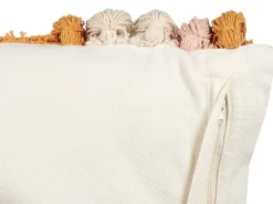 Conjunto De 2 Almofadas Decorativas Tufadas Em Algodao Multicolor 45 X 45 Cm Lablab