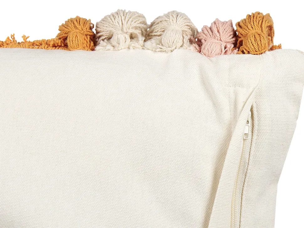 Conjunto De 2 Almofadas Decorativas Tufadas Em Algodao Multicolor 45 X 45 Cm Lablab