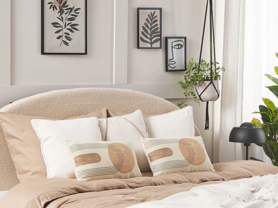 Conjunto De 2 Almofadas Decorativas Multicolor 30 X 50 Cm Nasturtium