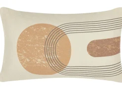 Conjunto De 2 Almofadas Decorativas Multicolor 30 X 50 Cm Nasturtium