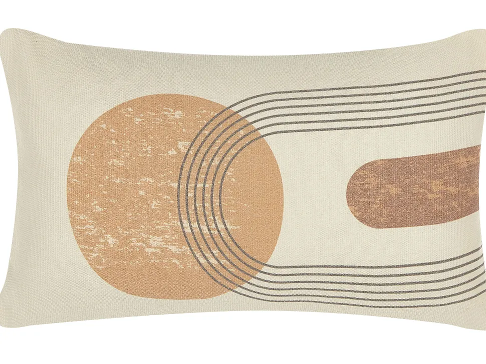 Conjunto De 2 Almofadas Decorativas Multicolor 30 X 50 Cm Nasturtium