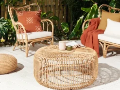 Conjunto De 2 Almofadas Decorativas Amarelo Mostarda 45 X 45 Cm Subulata