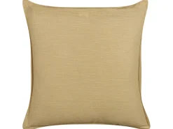 Conjunto De 2 Almofadas Decorativas Amarelo Mostarda 45 X 45 Cm Subulata