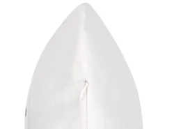 Conjunto De 2 Almofadas Decorativas Em Branco E Dourado 45 X 45 Cm Donner