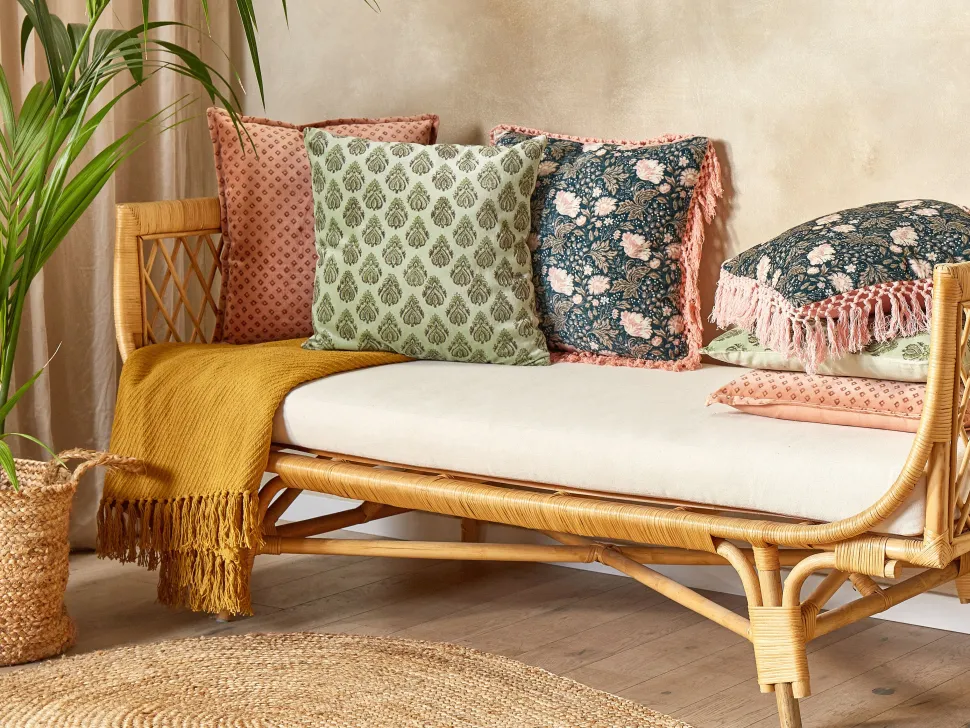 Conjunto De 2 Almofadas Decorativas Em Veludo Verde 45 X 45 Cm Rungia