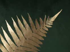Conjunto De 2 Almofadas Decorativas De Veludo 45 X 45 Cm Verde Escuro Fern