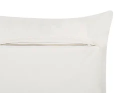 Conjunto De 2 Almofadas Decorativas Azul E Creme 45 X 45 Cm Koodal