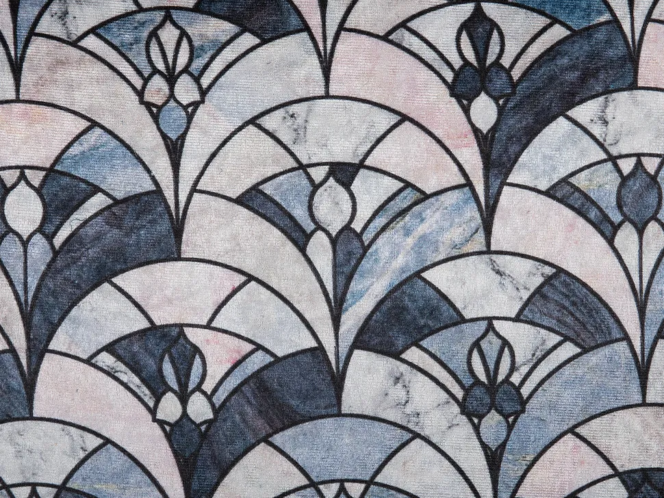 Conjunto De 2 Almofadas Decorativas Azul E Creme 45 X 45 Cm Koodal