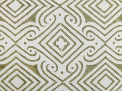 Conjunto De 2 Almofadas Decorativas Verde Claro E Branco 45 X 45 Cm Larics