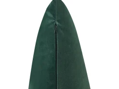 Conjunto De 2 Almofadas Decorativas Em Veludo Verde 45 X 45 Cm Talinum
