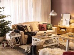 Conjunto De 2 Almofadas Decorativas Vermelhas 45 X 45 Cm Comet