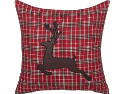 Conjunto De 2 Almofadas Decorativas Vermelhas 45 X 45 Cm Comet