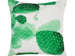 Conjunto De 2 Almofadas De Jardim Verde 45 X 45 Cm Ostina