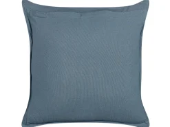 Conjunto De 2 Almofadas Decorativas Em Veludo Azul Escuro 45 X 45 Cm Seseli