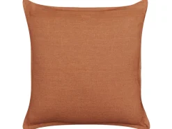 Conjunto De 2 Almofadas Decorativas Laranjas 45 X 45 Cm Sagina