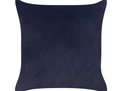 Conjunto De 2 Almofadas Decorativas Em Veludo Preto 45 X 45 Cm Marula