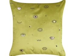 Conjunto De 2 Almofadas Decorativas Veludo Verde 45 X 45 Cm Aeonium